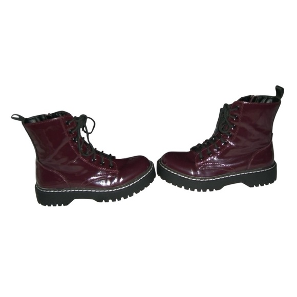 Sincerely Jules Boots Combat Glossy Grunge Goth alt egirl Punk Harley 90s Bratz - Picture 15 of 16